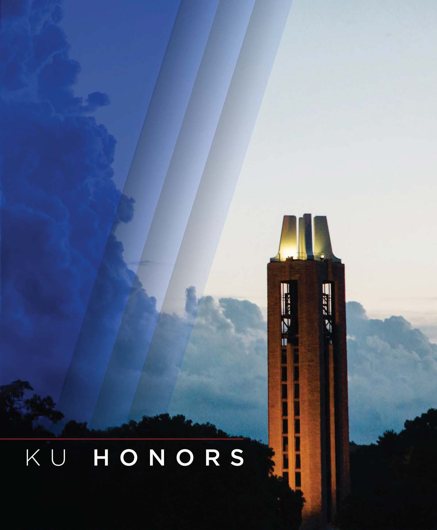 KU Honors 2-Pocket Folder Front Cover